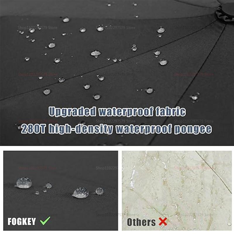 Automatic Umbrella Three Fold 10 Bone Reflective Umbrellas Sunshade Sunscreen Rain Umbrella Wind Resistance Folding Umbrella