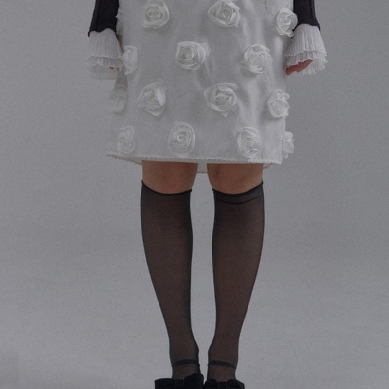 

SORRY TOO MUCH LOVE Sheer Line Backseam Stockings_Black SINGLE TYPE