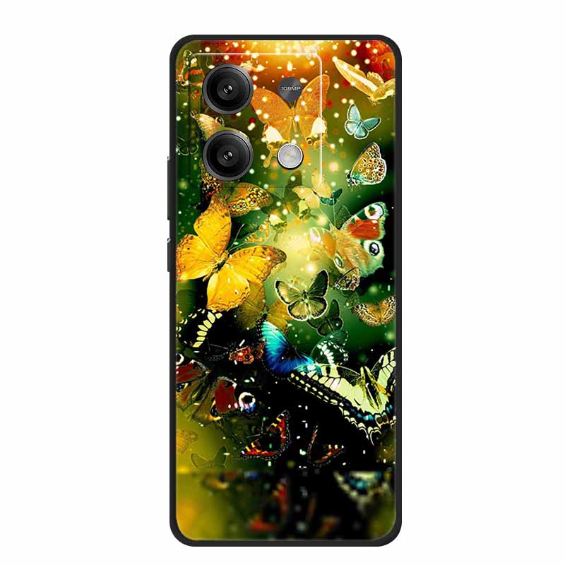 For Redmi Note 13 Pro 5G Case Lovely Soft Painted Cats TPU Silicone Funda For Xiaomi Redmi Note 13 5G Cover Etui Note13 Pro Plus