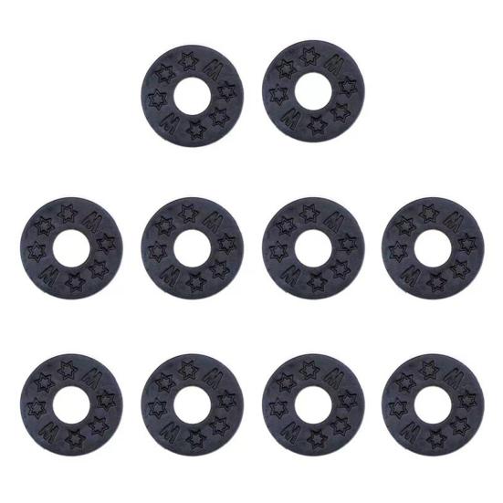 10 Pcs Guitar Strap Locks PE Guitar Strap Blocks Safety Lock Protector for Bass Ukulele Acoustic Electric Guitar Accessories