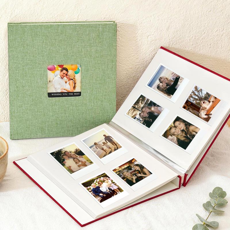 Self-Adhesive Photo Album: Large Capacity for Couples, Travel, Wedding & Polaroid Photos
