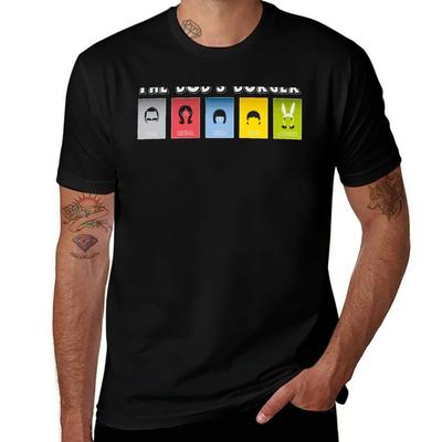 Bob'S Burgers T T-Shirt T Shirts for Man Graphic Funny Cotton Tshirt 100% Man T Shirt Graphic T-Shirt