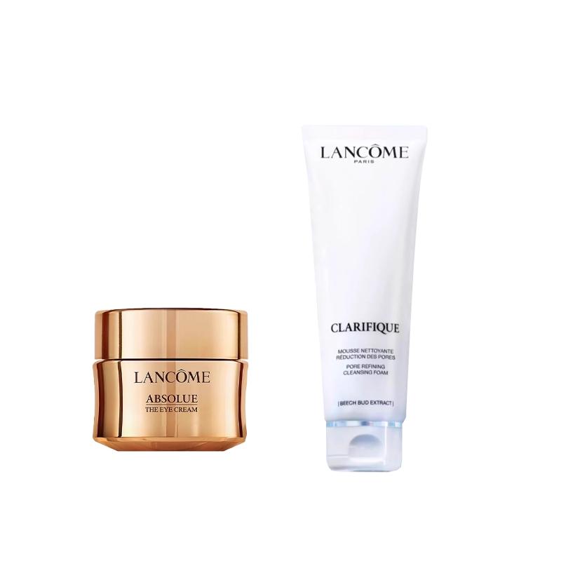 Lancôme Jingchun Aurora Skin Care Set, Stable and Soothing + Two-piece set: Jingchun Eye Cream 20ml + Aurora Cleansing 125ml