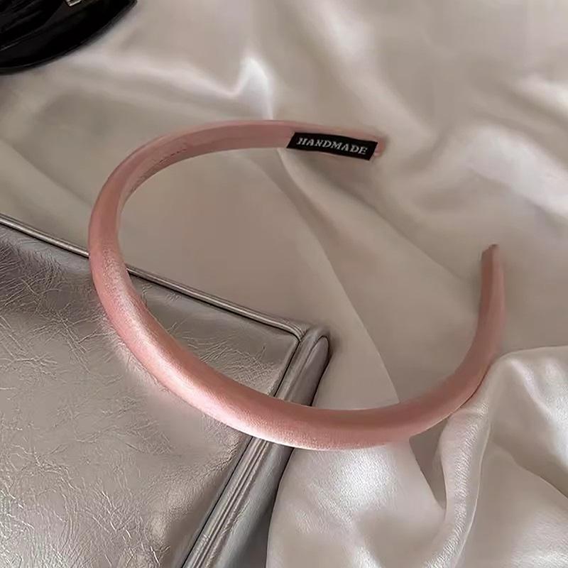 Vintage Einfarbig Cremefarbenes Haarband Satinseide Haarbänder Kopfschmuck Für Frauen Mädchen Mode Haarreifen Stirnbänder Haaraccessoires