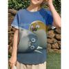 Summer Casual Boys/girls Soft Tops SEALOOK New Style Animation Cartoon Print Casual Tee 3D Printing Children Comfortable T-shirt Cute T-shirt 3D Anime