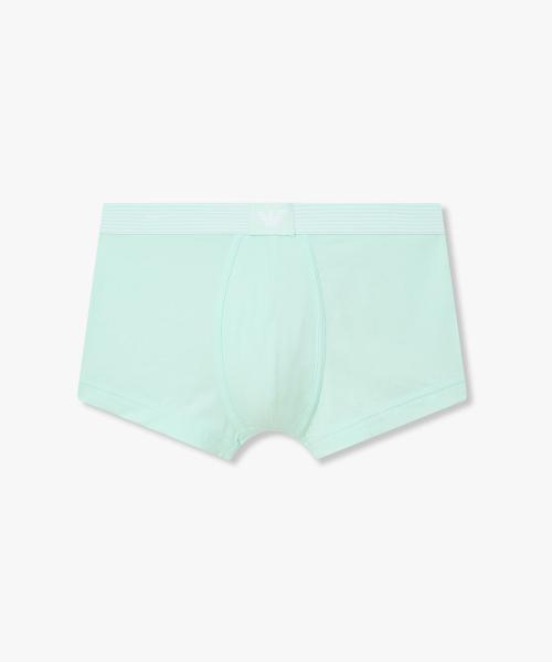 

[Emporio Armani Underwear] Мужские хлопковые боксеры с полосатой резинкой 0816112052 [Отправка из Кореи] 100% Оригинал Mint - S