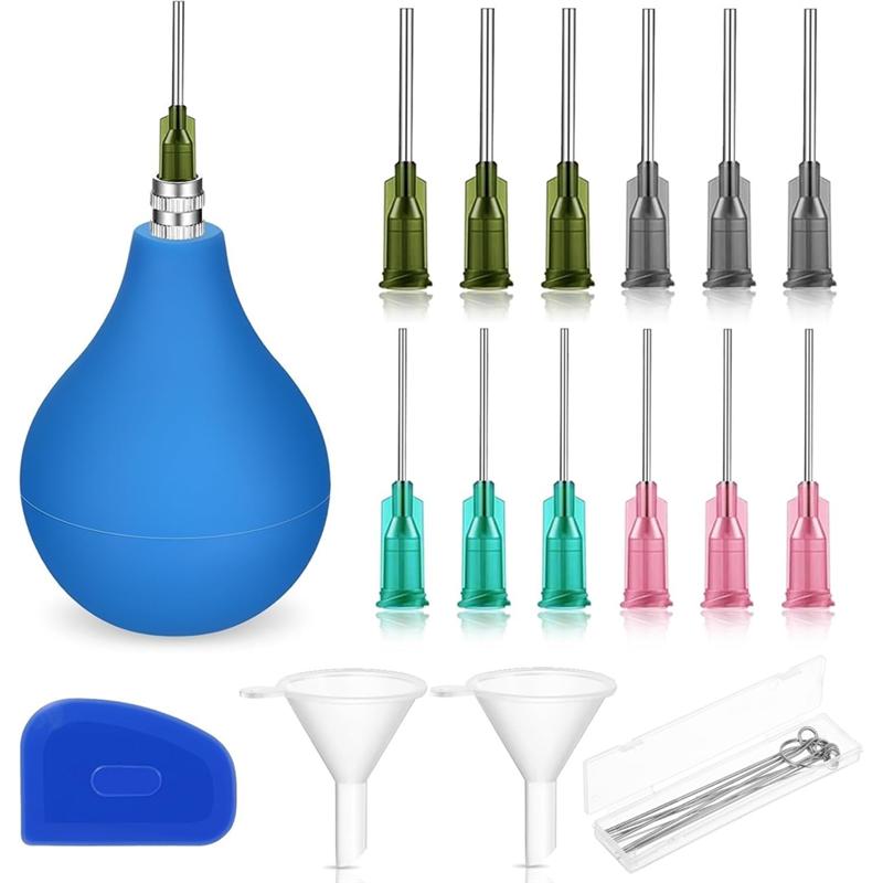 A95I-For Pottery Tools Set- Precision- Glaze Applicator Slip Trailing Bottle Needle-Tip Squeeze Bottle For Pottery