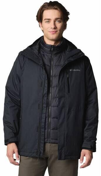 Jacket with Hood Columbia Oak Harbor Interchange Black