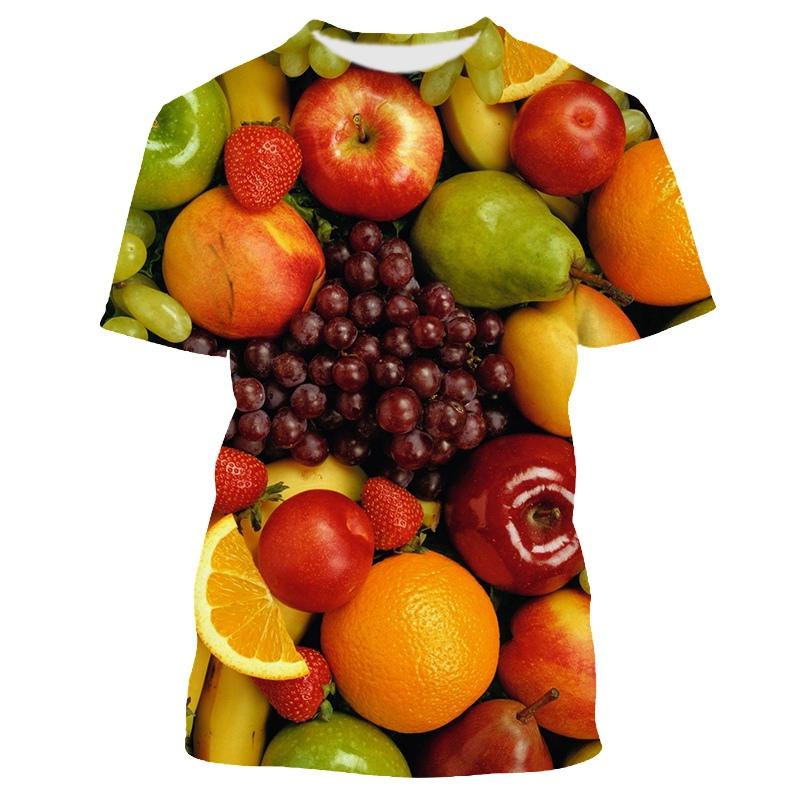 New Summer Strange Delicious Fruit Graphic tricouri cu imprimare 3D Bărbați Femei Tricou amuzant cu mânecă scurtă Tricou supradimensionat Top Îmbrăcăminte pentru copii