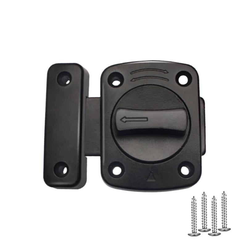 

Multifunction Rotating Bolt Latches Wine Cabinet Lock Enhances Security Latches Simple Installs for Door & Window Security