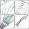 Garden Leaf Rake, Telescopic Metal Rake ,29-46cm Expandable, Adjustable Leaf Rake Garden Camping Rake for Shrub Flower Bed