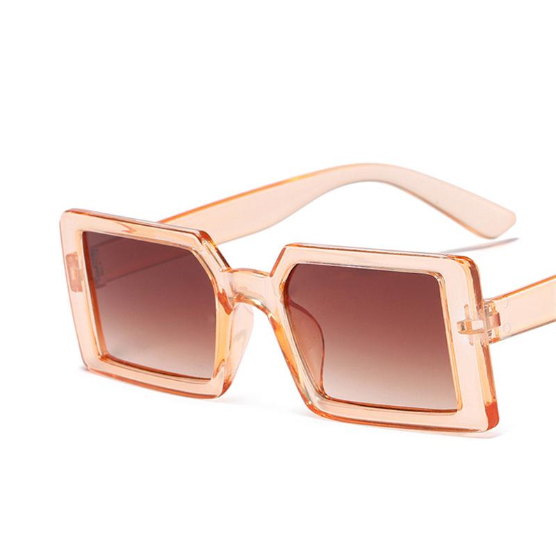 Latest Sun Square Shape Cute Sunglasses UV400 for Boy Girl Toddler Lovely Colorful Rectange Sun Eyeglasses Oculos De Sol