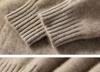 Women's Cashmere Knit Long Sleeve Base Layer - Soft, Warm, and Skin-Friendly for Autumn/Winter