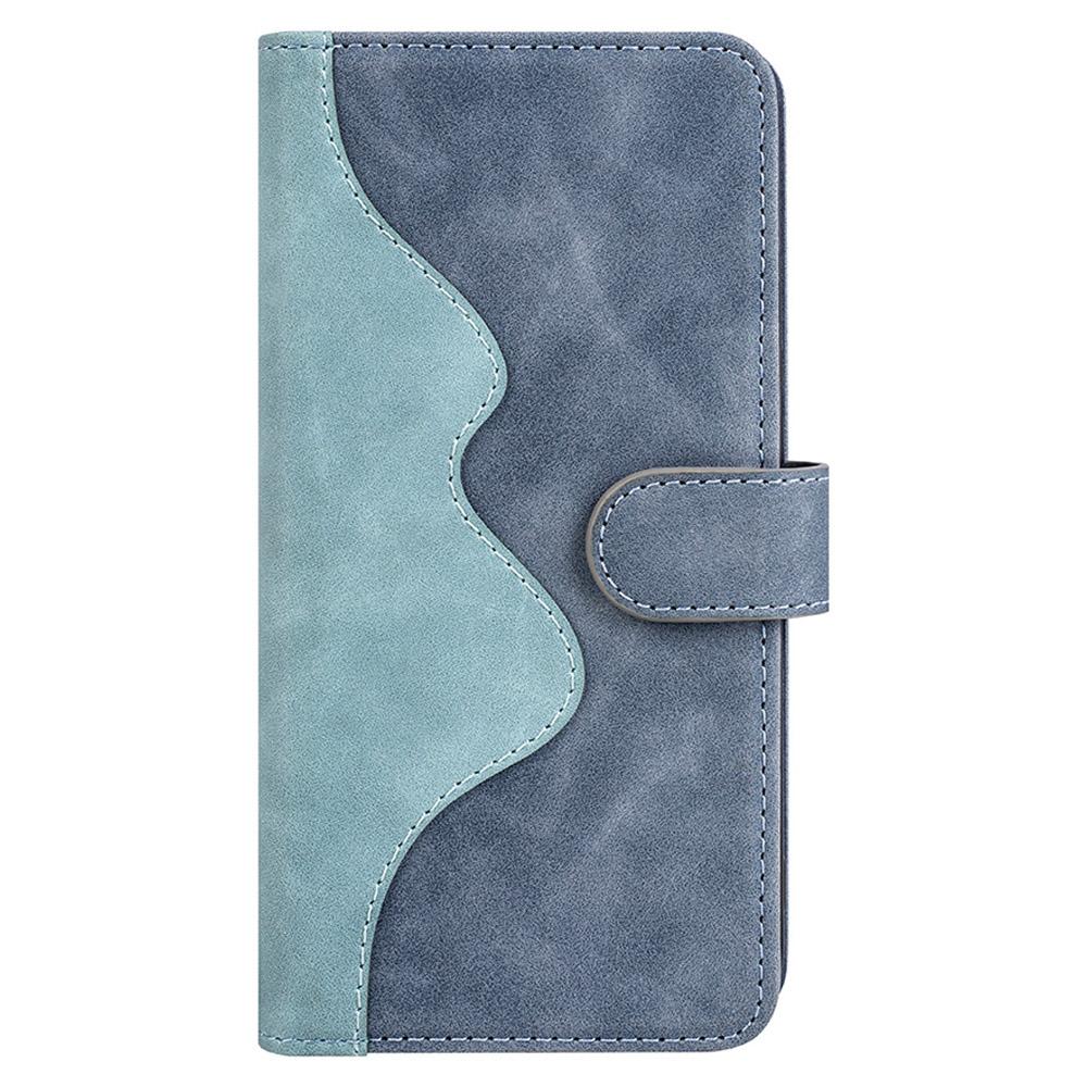 For Xiaomi Redmi Note 12 Pro 5G/Note 12 Pro Speed 5G/Poco X5 Pro 5G Dual Color Splicing Wallet Stand PU Leather Cover