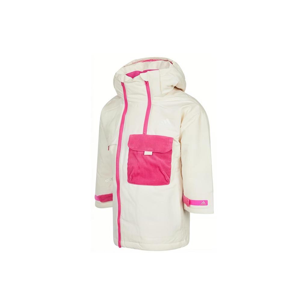 adidas Down Jacket Pink White Kids' H40337