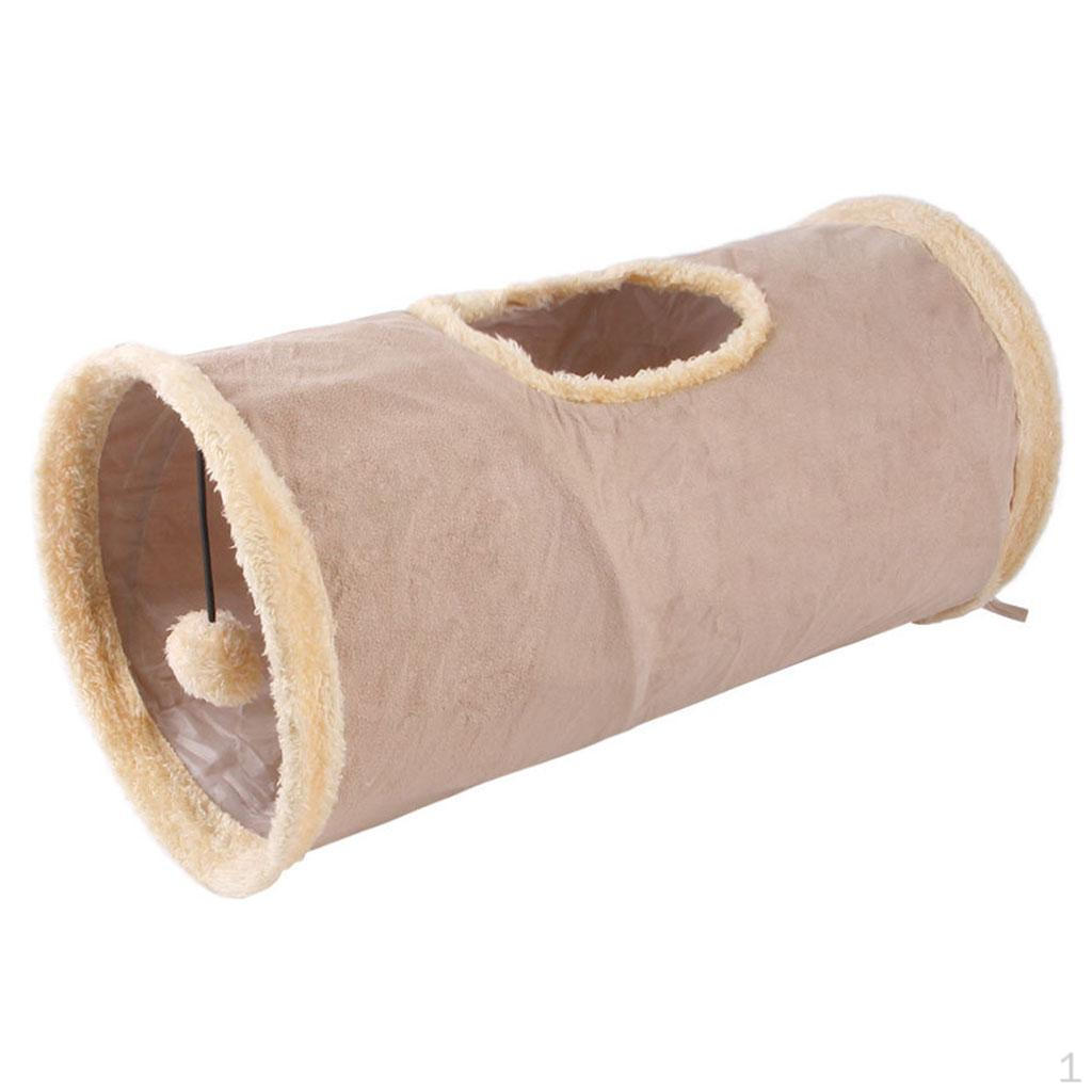 Cat Tunnels for , Pet Tunnel Tube Toys Collapsible, Tent Interactive Toy House Bed with Ball