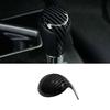 Carbon Fiber Look Inner Gear Shift Knob Cover Trim For Toyota Corolla 2014-2018