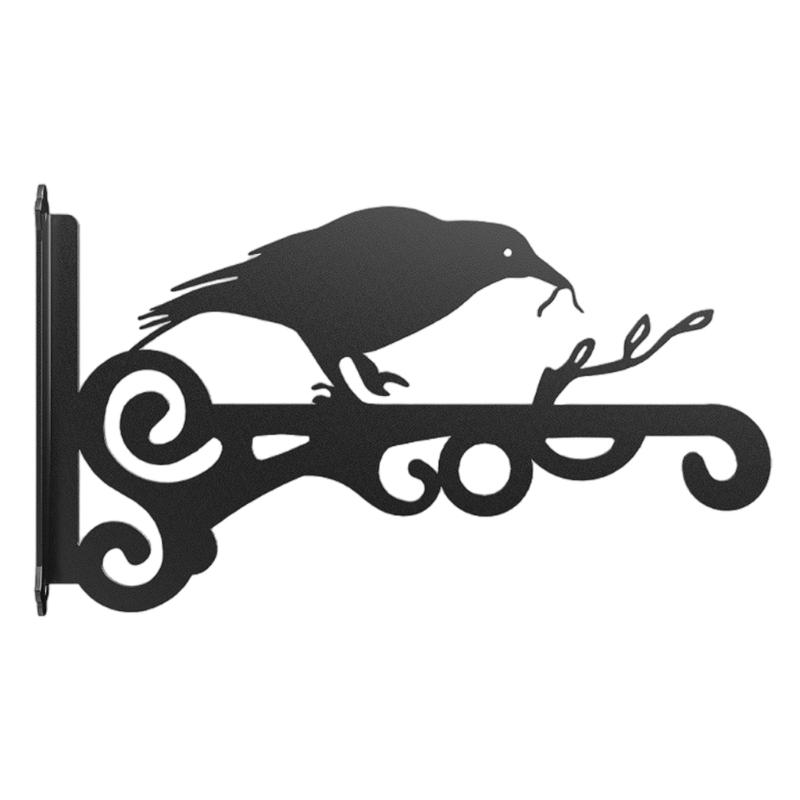 Металлические кронштейны для растений Настенные крепления Поддержка для подвесных украшений в помещении и на улице Кашпо Скворечники Кормушки для птиц Фонари