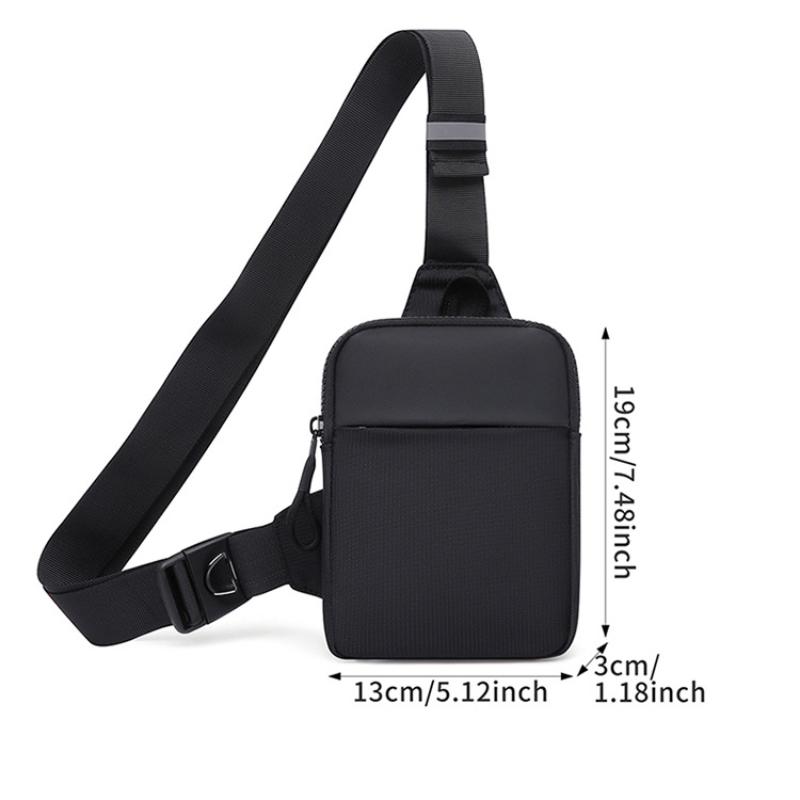 Men Women Casual Crossbody Bag Mini Phone Pouch Lightweight Shoulder Bag Chest Bags For Outdoor Travel Sports Daily Use