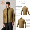 Anta Outdoor Series Solid Color Minimalist Stand Collar Zipper Jacket Men Jackets 952546701-3