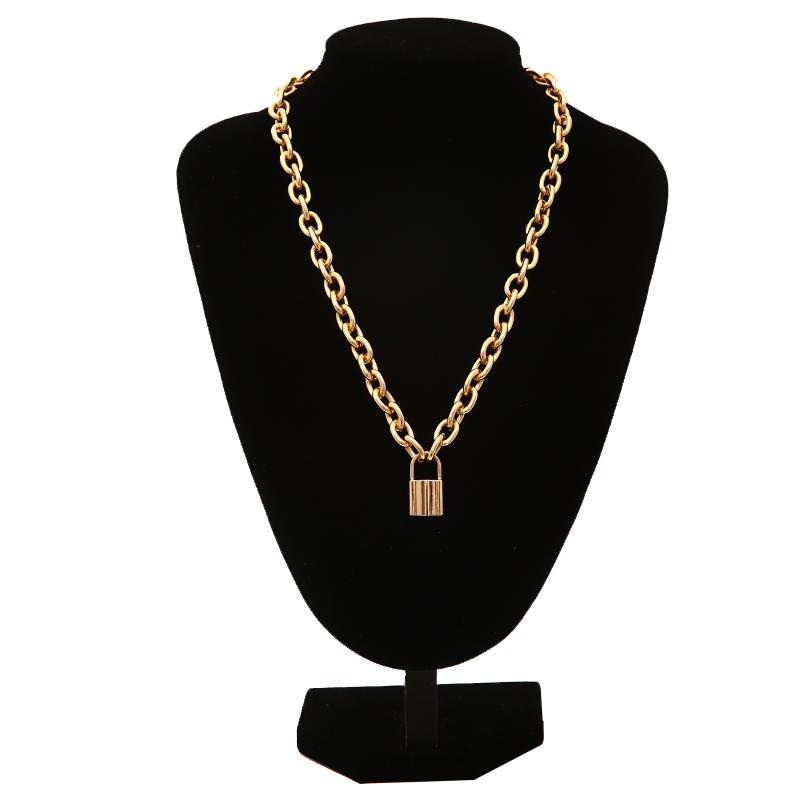 Chain On The Neck Thick Massive Chunky Choker Grunge Girl Chokers Goth Jewelry Kpop Aesthetic Decorations For Women Accessories