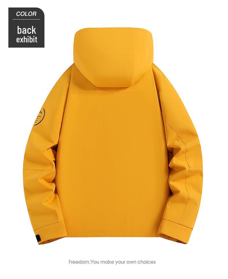 Lightweight Windproof Waterproof Outdoor Jacket for Spring and Autumn - Unisex Mountain Style for Travel and Mountaineering.