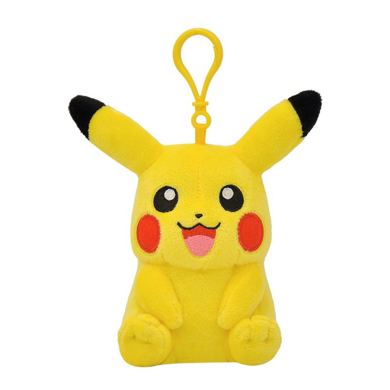 Plush Keychain Cartoon Toys Pikachu Charmander Psyduck Squirtle Snorlax Wobbuffet Doll Kids Kawai Toy Gift