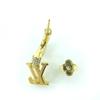 Great LOUIS VUITTON Pierce Pierce Hoops - LV Iconic Gold Metal Women M01732 Used