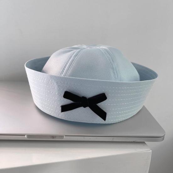 Chapeau de marin pour femmes, léger, lavable, couleur unie, casquette de Cosplay de fête pour filles, béret JK, casquette de la marine