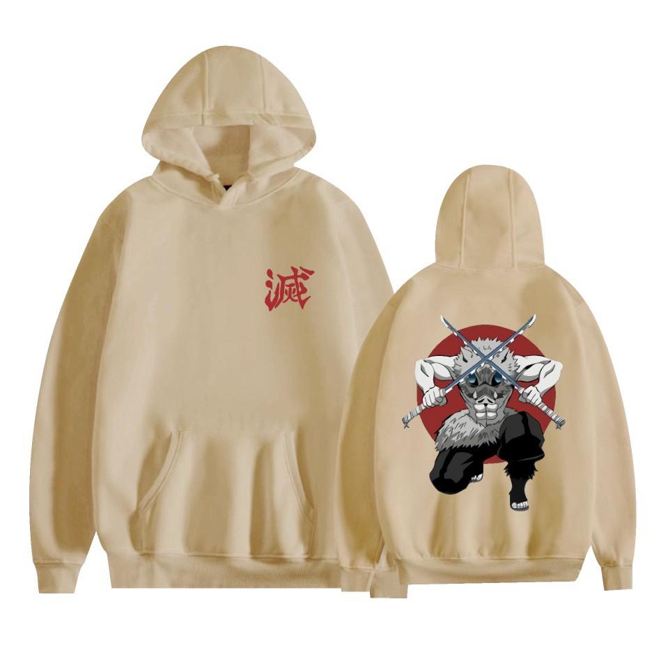 New Arrivals Couple Fashion for Fans of Demon Slayer Printed Sweatshirt Outdoor Sport Cosplay Pullovers Hoodie Cosplay Costume
