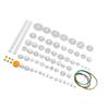 Plastic Gears Pulley Belt Worm Kits Crown Gear Set Robot Motor Toy DIY Parts(75 Kinds)