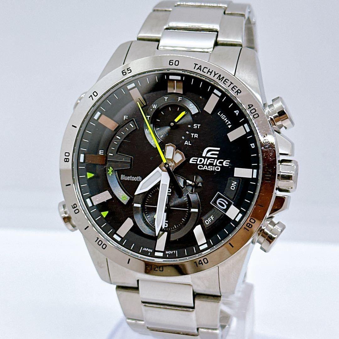 Used Casio Edifice EQB-900D Men s Watch Smartphone Link Operation Confirmed