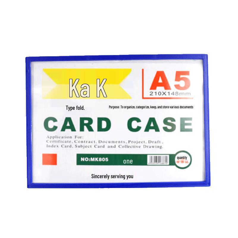 Magnetic PVC Document & Display Card Holders