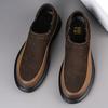 Hot-selling Loafers Handmade PU Leather Mens Casual Shoes Outdoor Slip on Flats Business Moccasins Non-Slip Male Walking Shoes