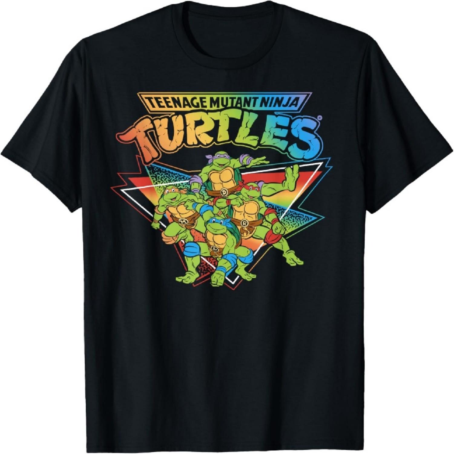 

Teenage Mutant Ninja Turtles Pride Rainbow Gradient T-Shirt XXXXXL різнокольоровий