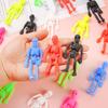 5Pcs Halloween Stretchable Skeleton Party Favors Tpr Soft Rubber Zombie Horror Ventilate Stress Relief Toy Halloween Kids Gifts