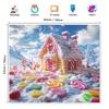 2D Flat Print Magical Candy Land Backdrop for Studio Photoshoot & Live Stream