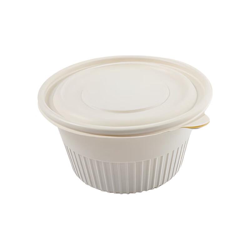 1500ml Round Degradable Corn Starch Food Container