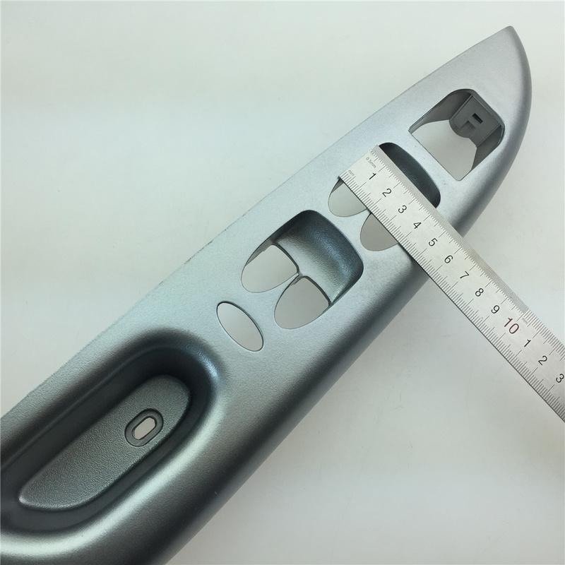 For Chery QQ3 Car Door Armrest Cover Accessories Electric Glass Lifter Switch Panel Silver