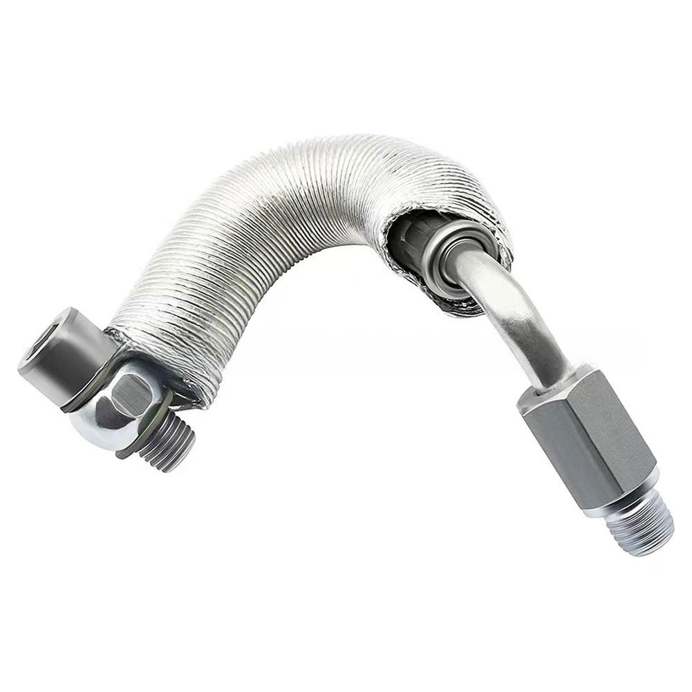 Turbo Hose Pipe Turbocharger Hose Metal Construction Direct Replacement 2-piece Set OE Fitment Check Easy Installation
