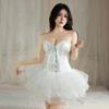 Sexy Sexy Pure Vest Corset Slim Strap Waist Trouser Dress Tube Top Passion Nightdress Women