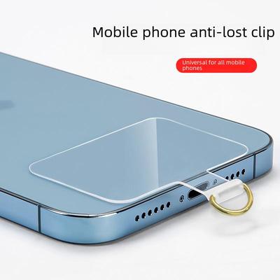 Ultradünner, transparenter TPU-Telefon-Lanyard-Clip – sichere Anti-Verlust-Befestigung der weichen Hülle