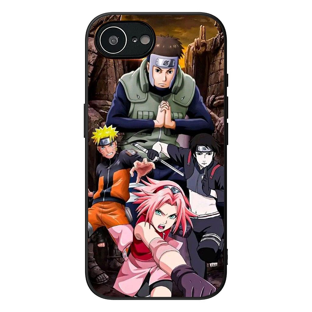 Cover for Apple iPhone 17 16 11 Pro XS Max XR 6 7 8 Plus 16E SE 2020 Air 5 SE2 Phone Case Sasuke Kakashi Narutos Haruno Sakura
