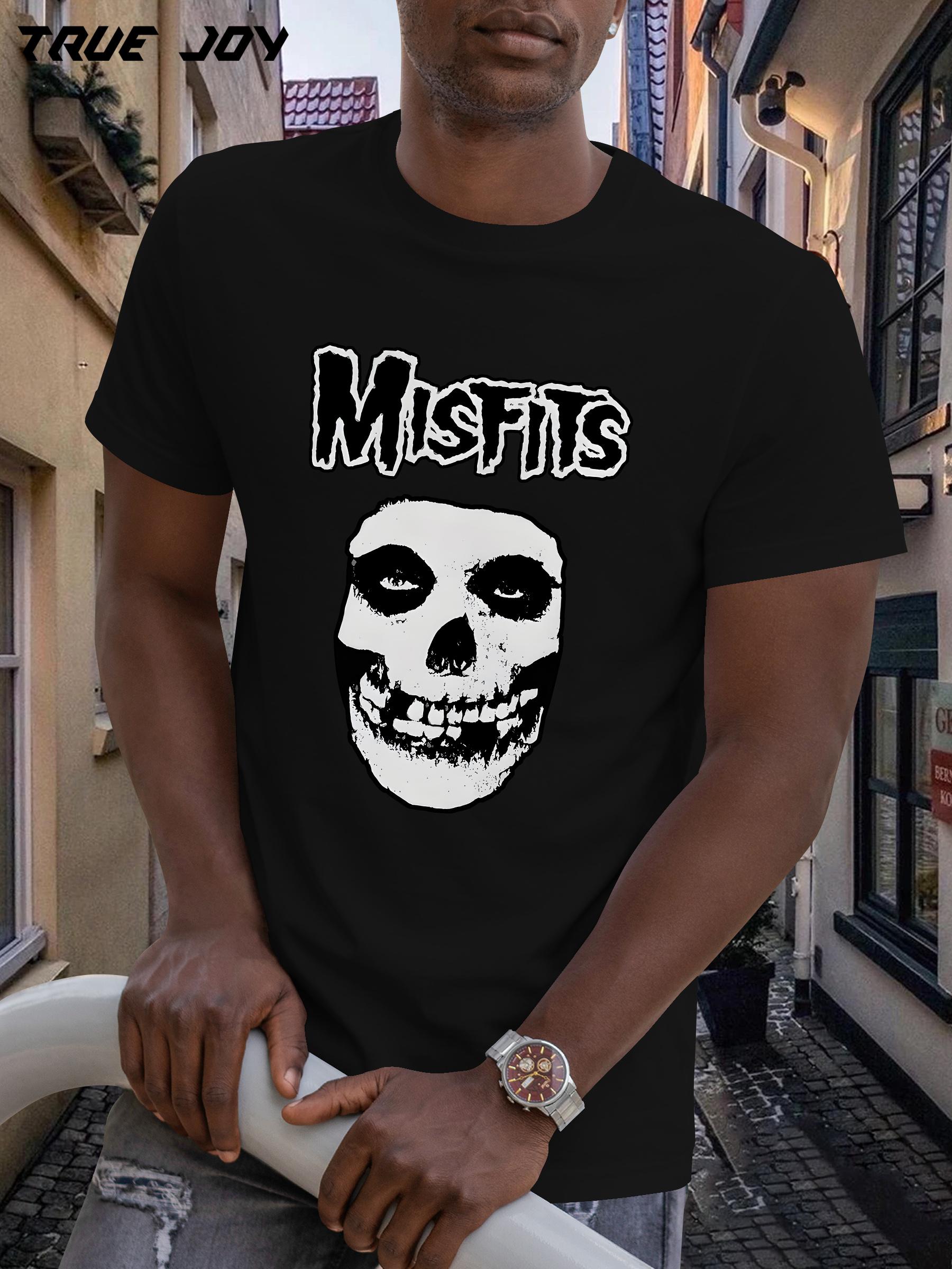 Misfits Graphic T-shirt - Skull & Crossbones Print M