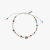 MIXED BEADS MACRAME BRACELET_WHITE