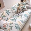 Non-Slip Cool Sofa Cover Ice Silk Sofa Cushion American Style Printed Summer Cooling Living Room Sofa Cover Machine Washable