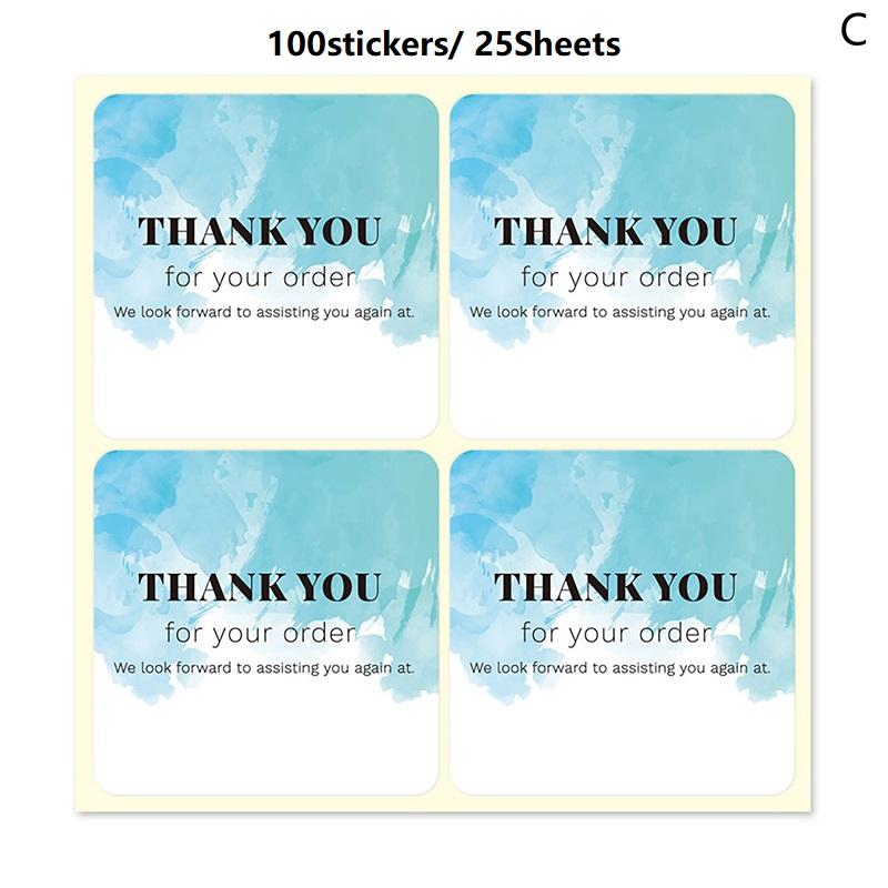 50/100/500ST Tack för din beställning Affärskort Shopping Köp Tack Hälsningskort Uppskattningskort För Små Företag