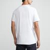 Calvin Klein Letter Print Casual Crew Neck Short Sleeve T-Shirt Men Tops Moonlight-White 40KC837-YAA
