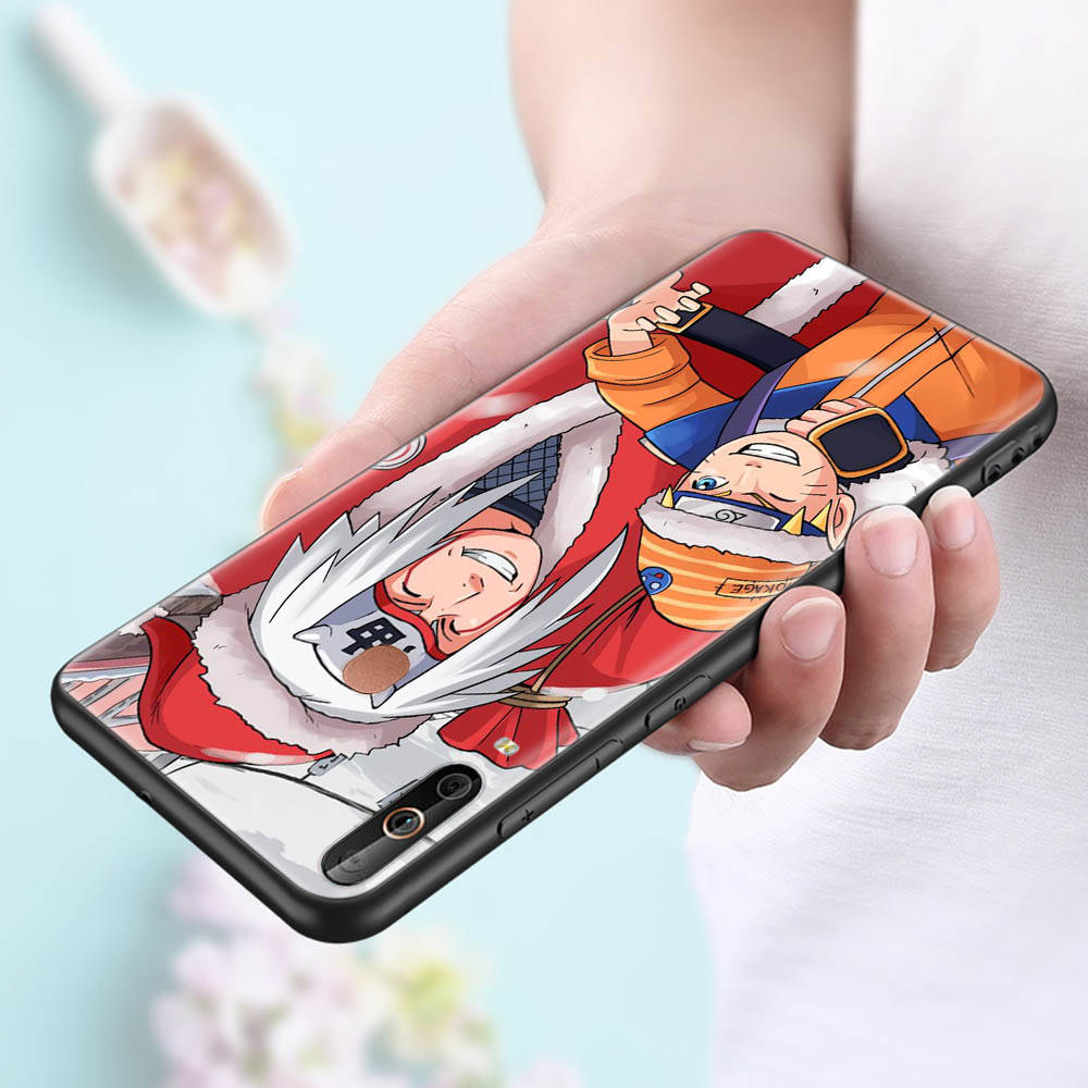 W-3 Naruto vánoční měkké pouzdro pro Samsung A04s A05s A10s A11 A12 A14 A15 A22 A23 A32 A50S M31 M51 M52 M53 A25 A30S A51 A52 A55 A70 A71 A72 S10 S9