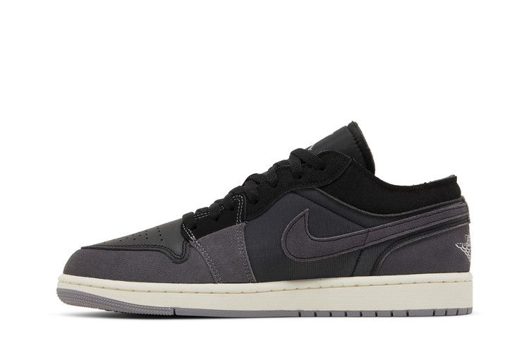 Men's Sneakers Nike Jordan 1 Low Craft Inside Out Black Black/Grey-Orange